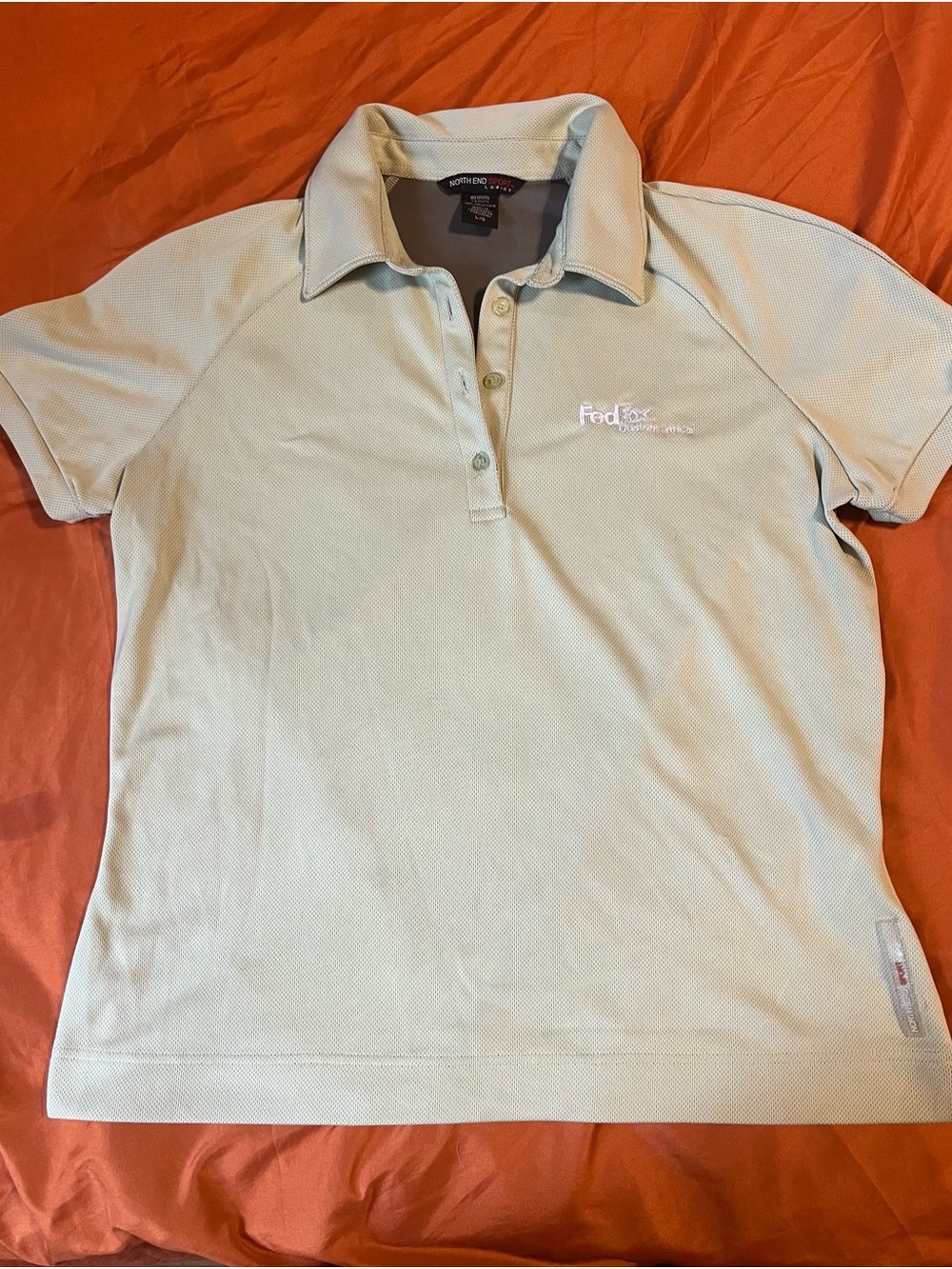 FedEx Custom Critical Office Light Green Polo Shirt